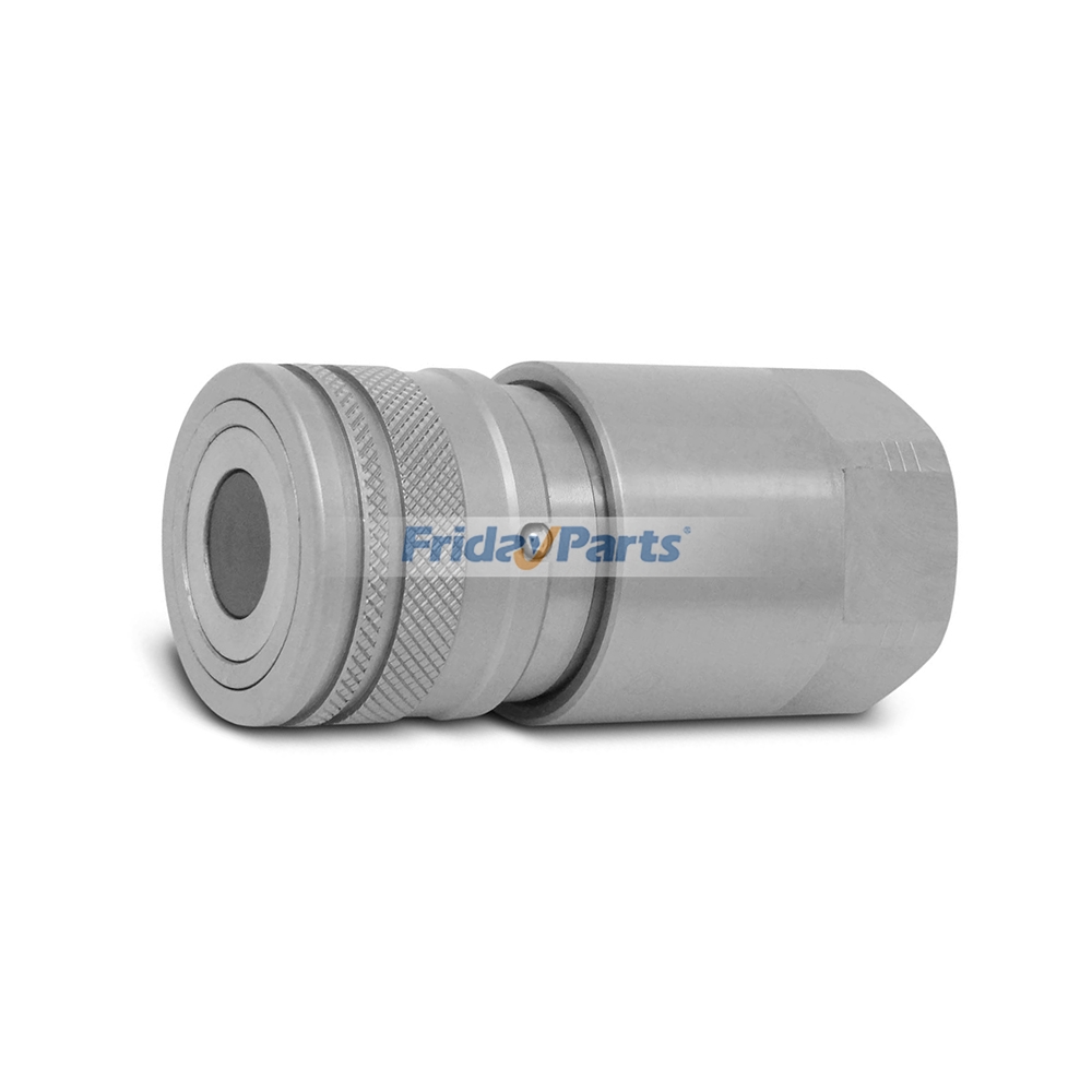 1/2" Flat Face Hydraulic Quick Connect Couplings Set With Dust Caps