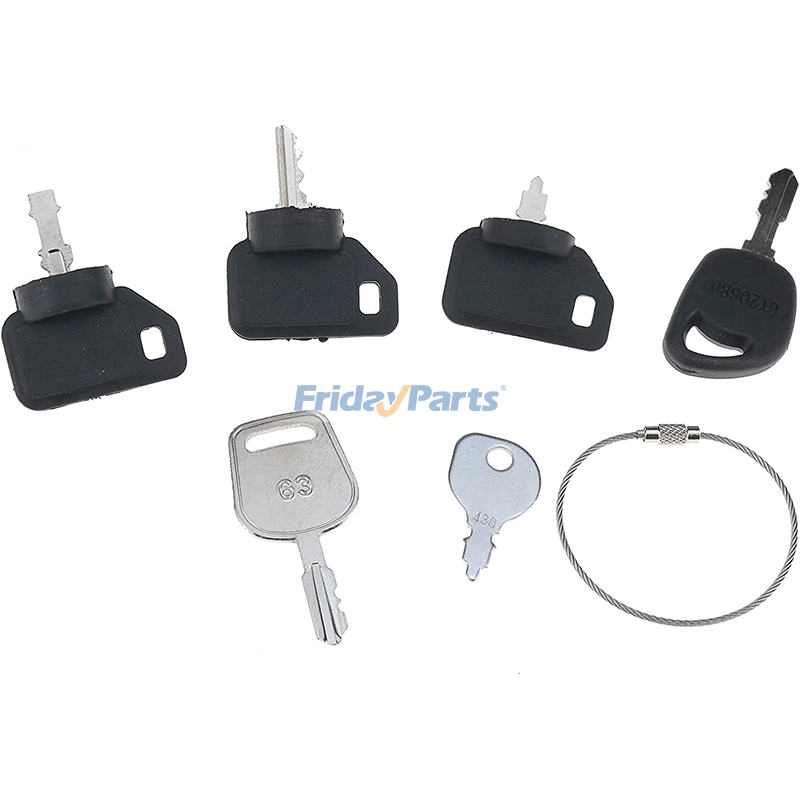 6 Keys 09287000 GY20680 140401 430009 for John Deere AYP Husqvarna